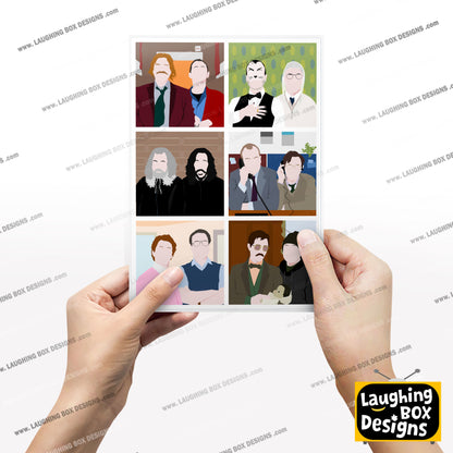 SERIES TWO CHARACTERS, Inside Number Nine Print