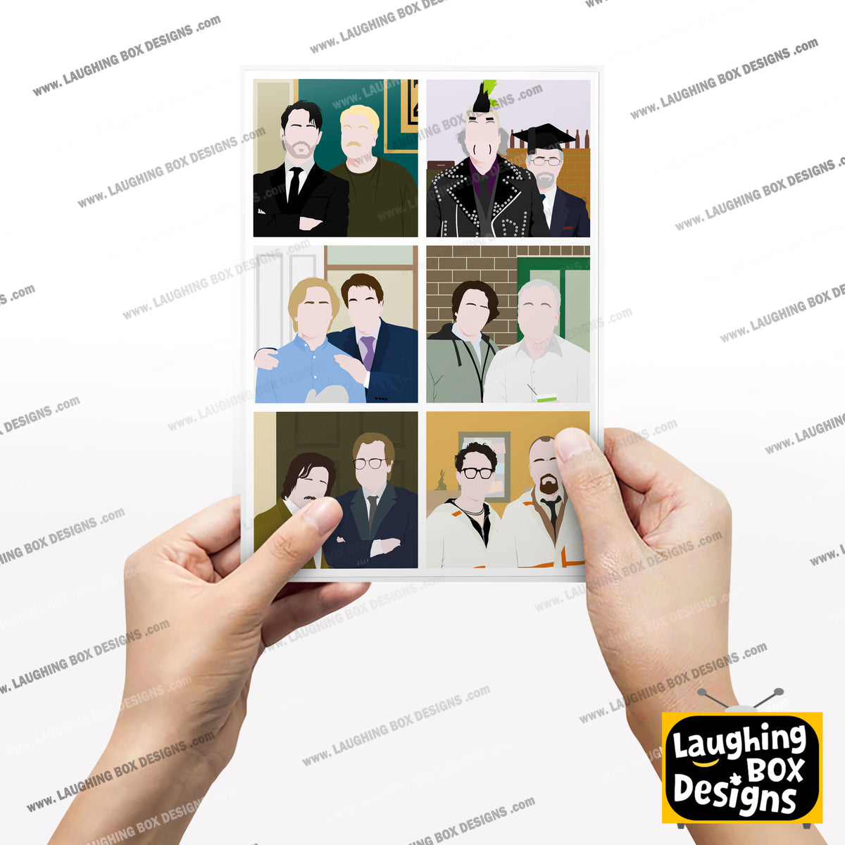SERIES FOUR CHARACTERS, Inside Number Nine Print