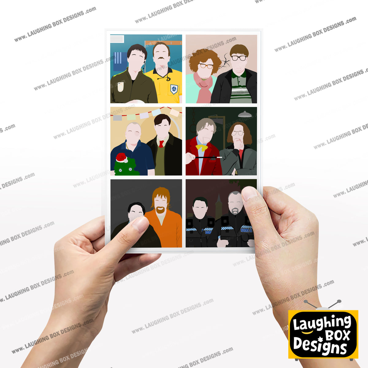 SERIES FIVE CHARACTERS, Inside Number Nine Print