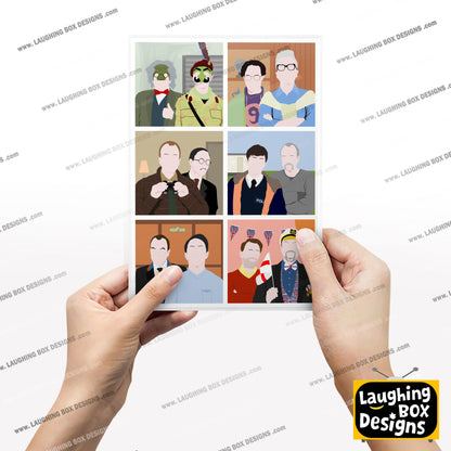 SERIES SIX CHARACTERS, Inside Number Nine Print