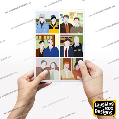 SERIES SEVEN CHARACTERS, Inside Number Nine Print