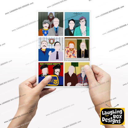 SERIES EIGHT CHARACTERS, Inside Number Nine Print