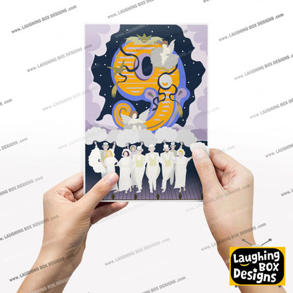 STAGE FRIGHT FINALE CHORUS LINE, Stage Fright / Inside Number Nine Print