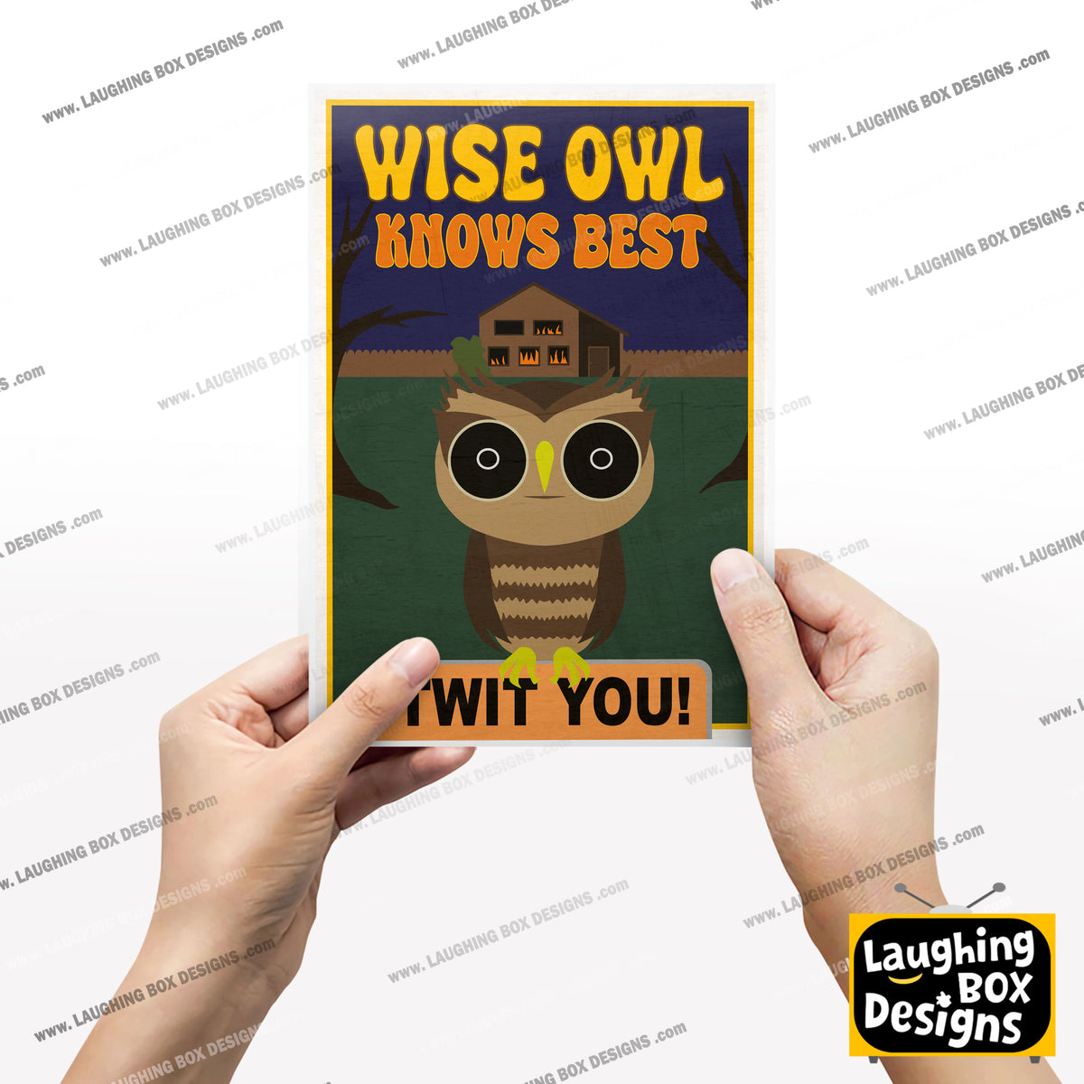 WISE OWL KNOWS BEST, Inside Number Nine Print