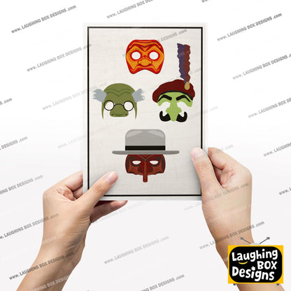 WUTHERING HEIST MASKS, Inside Number Nine Print