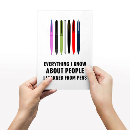 EVERYTHING I KNOW ABOUT PEOPLE I LEARNED FROM PENS, Pauline Campbell-Jones Character Quote, The League of Gentlemen Print