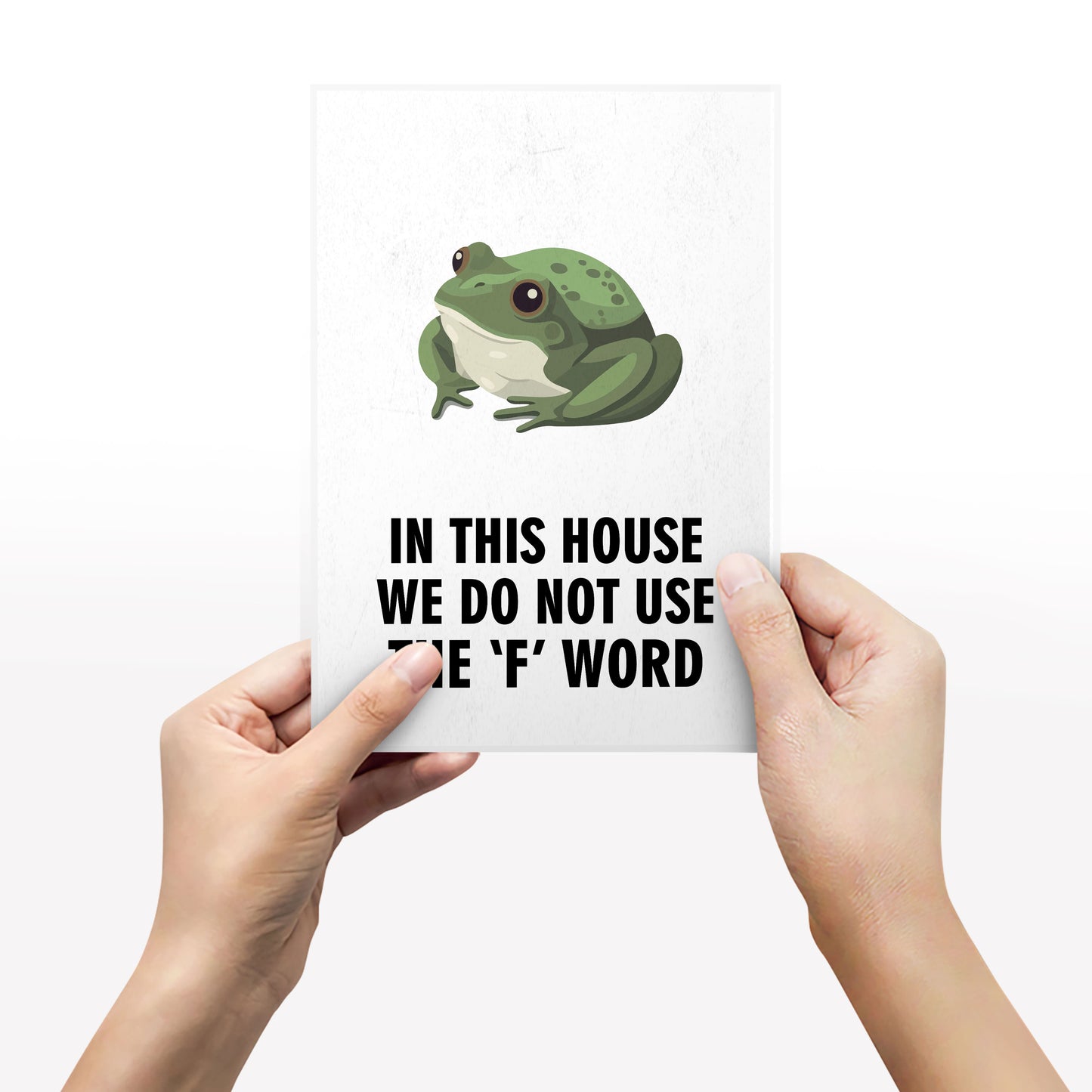 IN THIS HOUSE WE DO USE THE 'F' WORD, Harvey Denton Character Quote, The League of Gentlemen Print