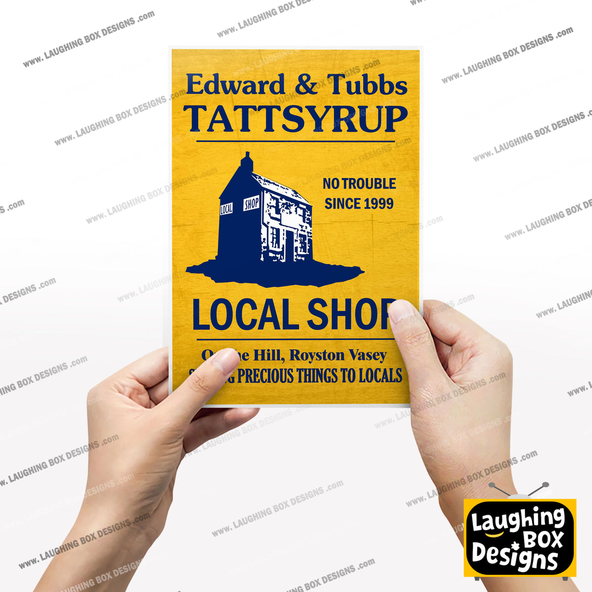 LOCAL SHOP ADVERT Edward and Tubbs Tattsyrup, The League of Gentlemen Print