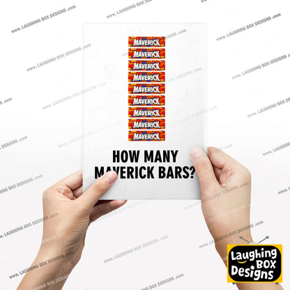 HOW MANY MAVERICK BARS? Pops Character Quote, The League of Gentlemen Print
