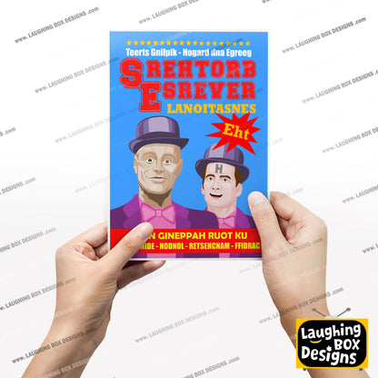 THE SENSATIONAL REVERSE BROTHERS, Tour Poster, Red Dwarf Print