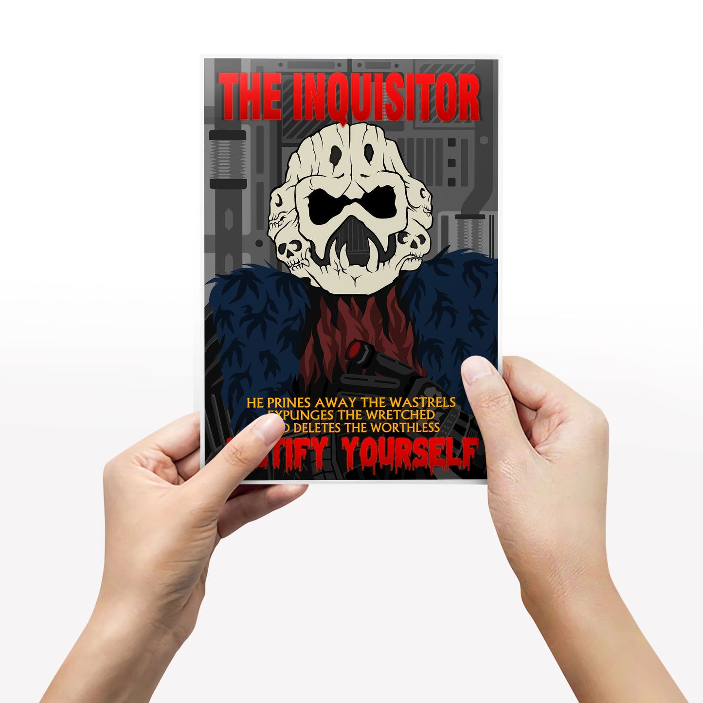 THE INQUISITOR Justify Yourself, Red Dwarf Print