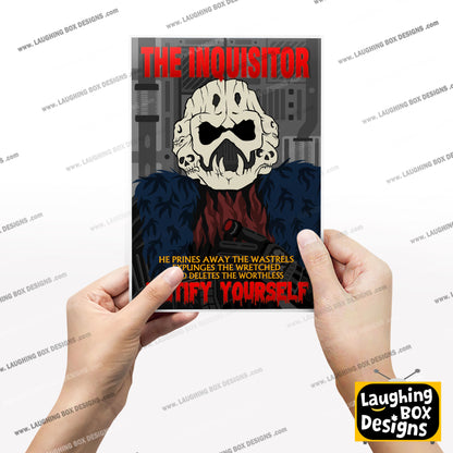 THE INQUISITOR Justify Yourself, Red Dwarf Print