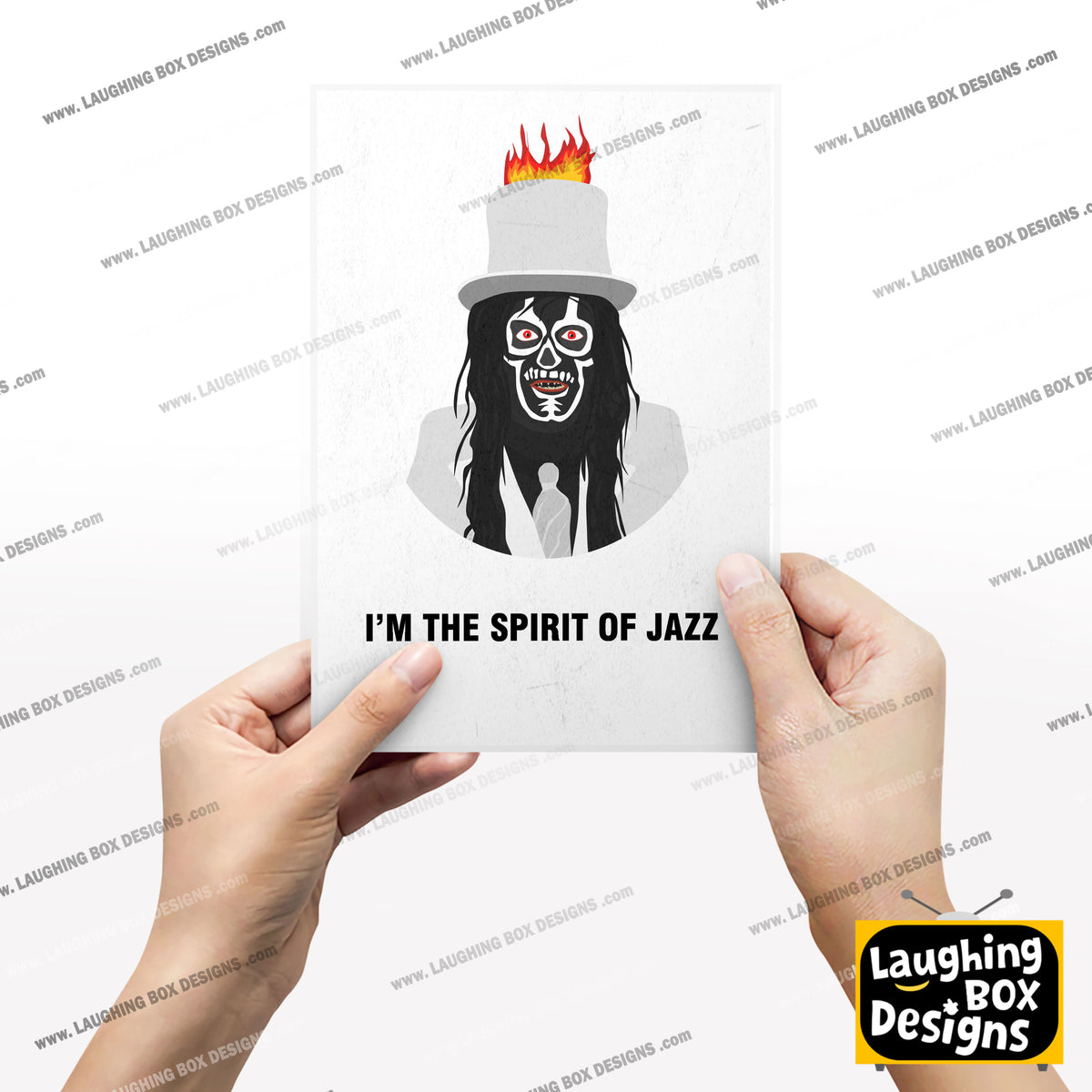 THE SPIRIT OF JAZZ , I'm The Spirit Of Jazz, Character Quotes, The Mighty Boosh Print (Copy)