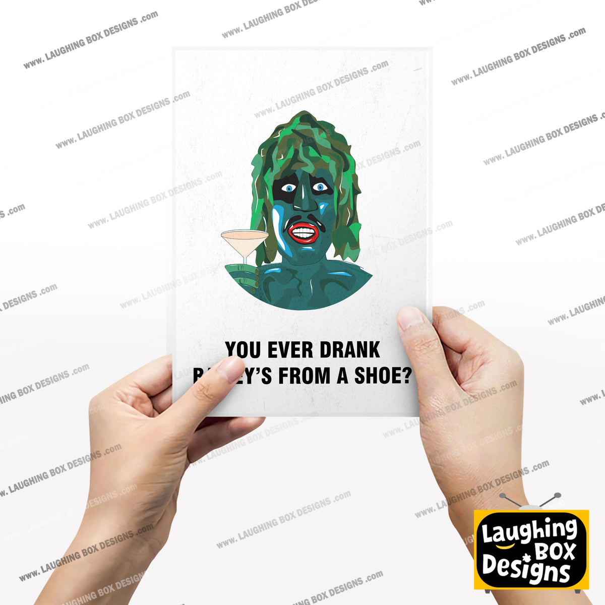 EVER DRUNK BAILEYS FROM A SHOE?, Old Gregg Character Quotes, The Mighty Boosh Print