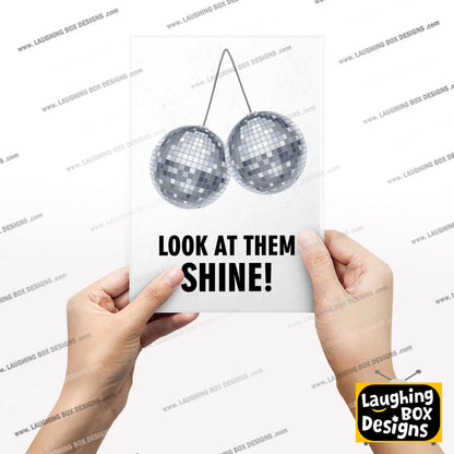 LOOK AT THEM SHINE!, Mr Susan Character Quotes, The Mighty Boosh Print