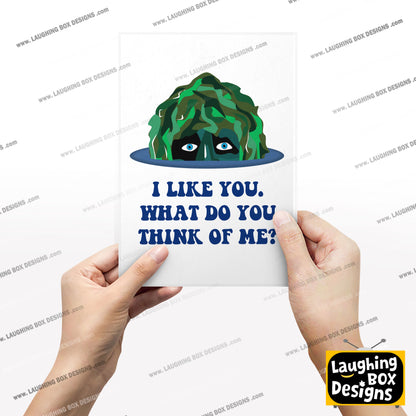 I LIKE YOU. WHAT DO YOU THINK OF ME?, Old Gregg Character Quote, The Mighty Boosh Print