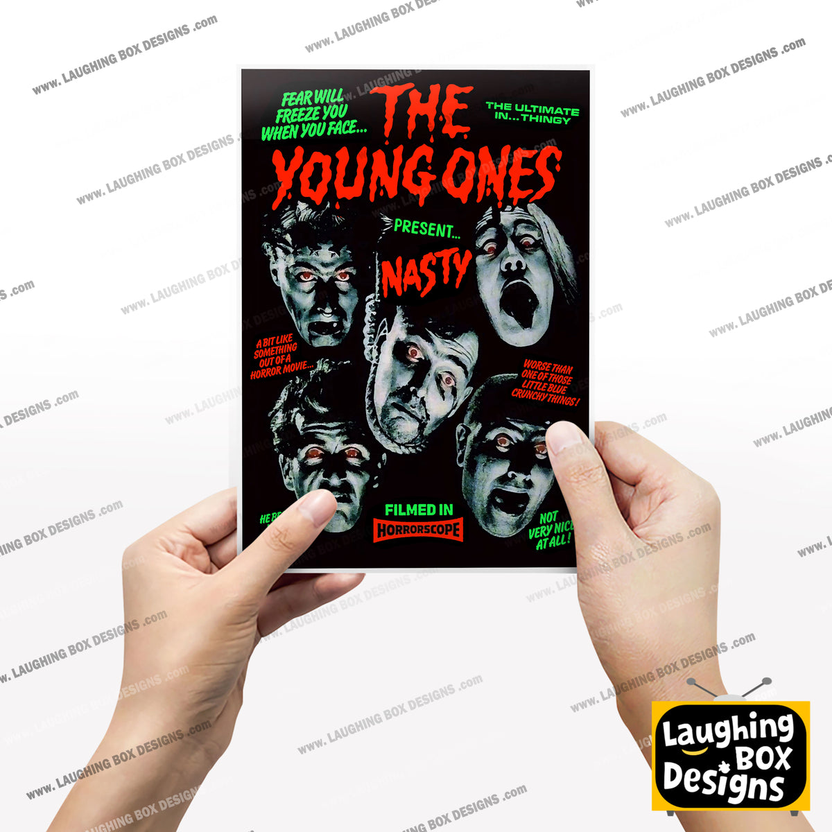 THE YOUNG ONES Presents NASTY, Horror Episode Poster, The Young Ones Print