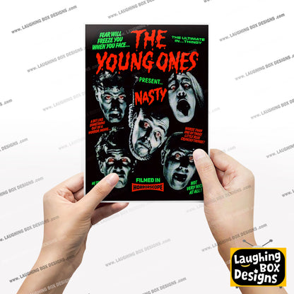 THE YOUNG ONES Presents NASTY, Horror Episode Poster, The Young Ones Print