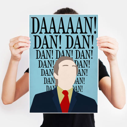 DAN! DAN! DAN! Alan Partridge Print