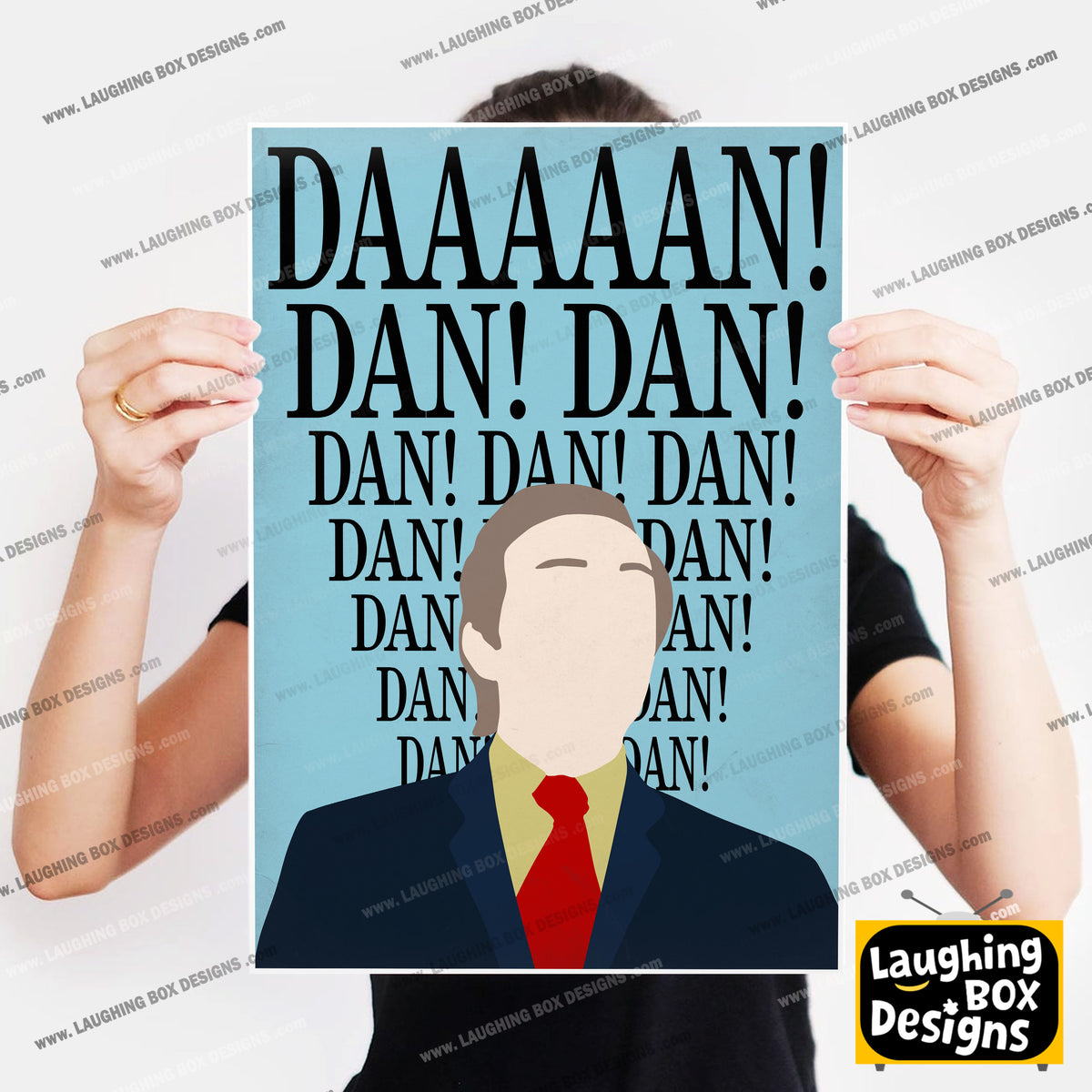 DAN! DAN! DAN! Alan Partridge Print