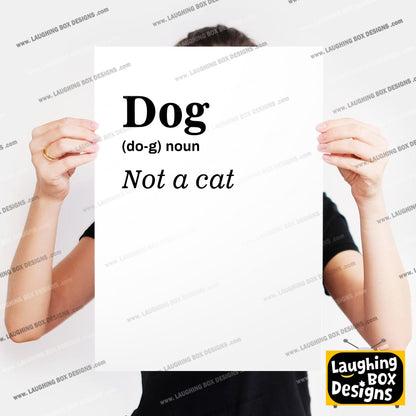 DOG DICTIONARY, Baldrick definition Quote, Blackadder Print