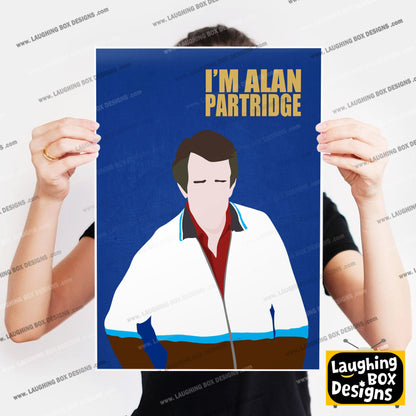 ALAN PARTRIDGE Comedy Characters Minimalist Print