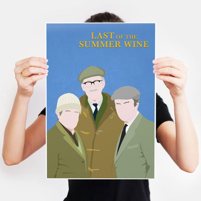 LAST OF THE SUMMER WINE Comedy Characters Minimalist Print