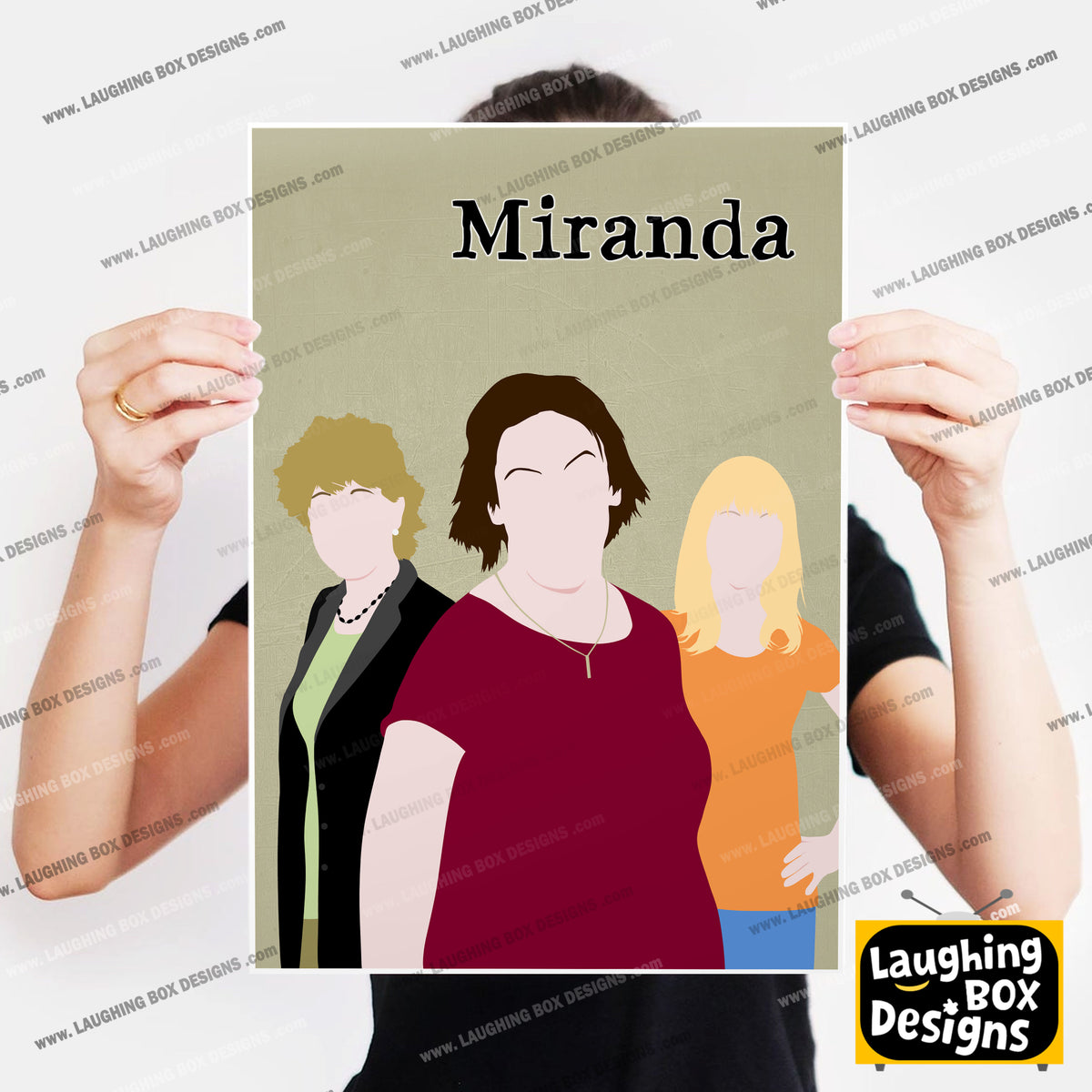 MIRANDA Comedy Characters Minimalist Print