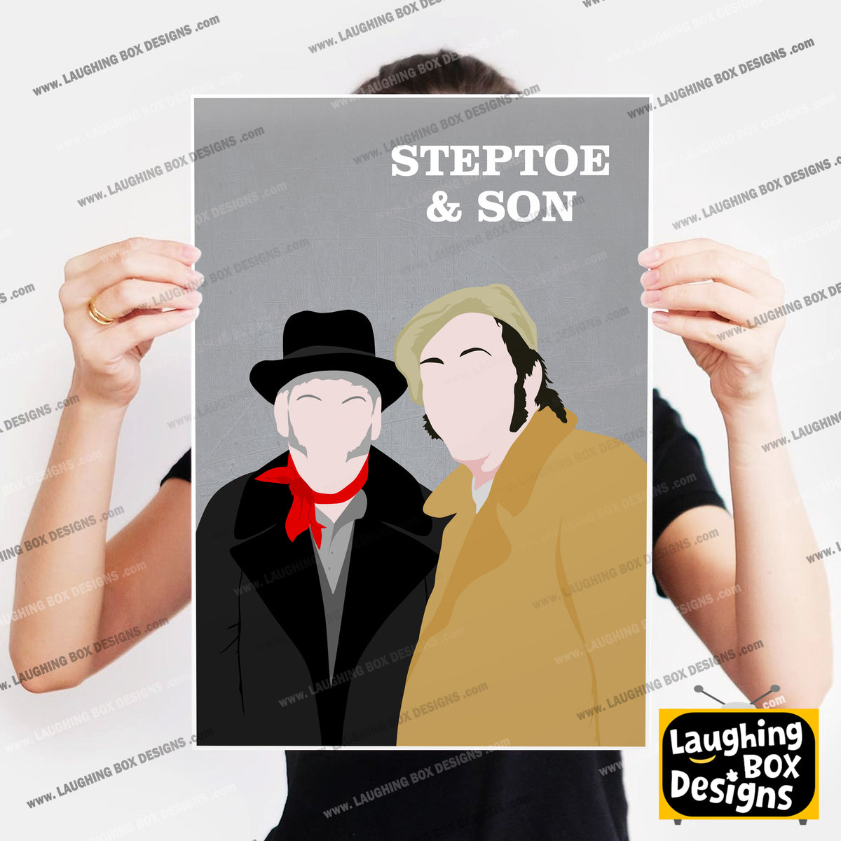 STEPTOE & SON Comedy Characters Minimalist Print