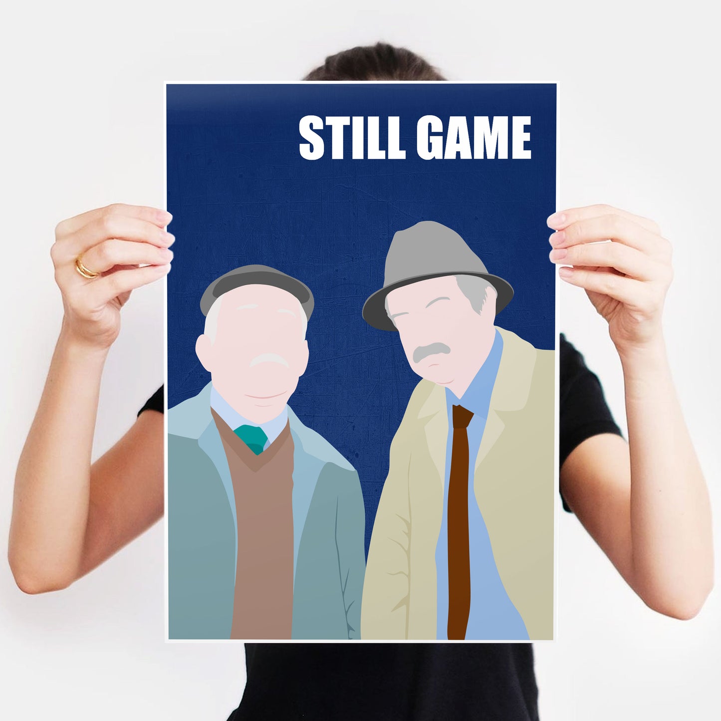 STILL GAME Comedy Characters Minimalist Print
