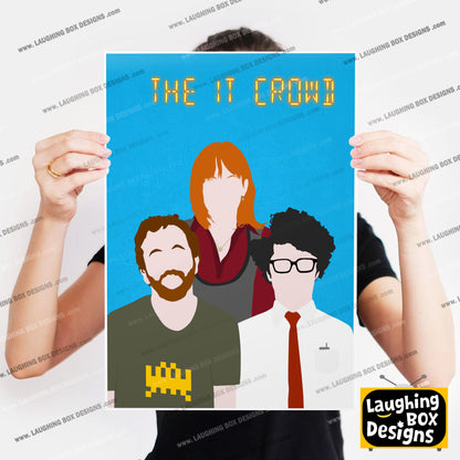 THE IT CROWD Comedy Characters Minimalist Print