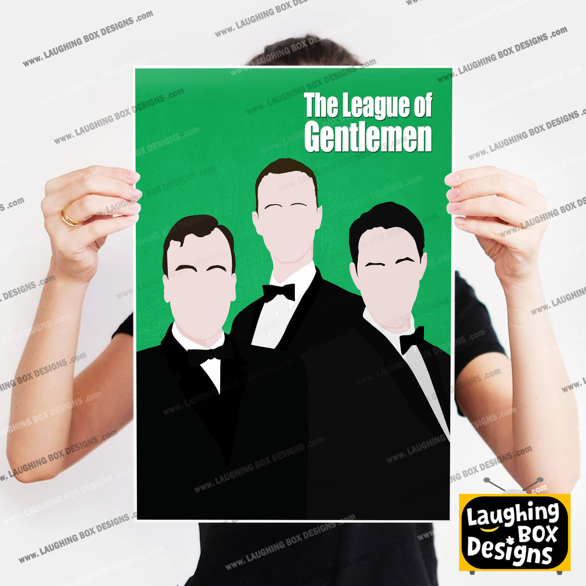 THE LEAGUE OF GENTLEMEN Comedy Characters Minimalist Print