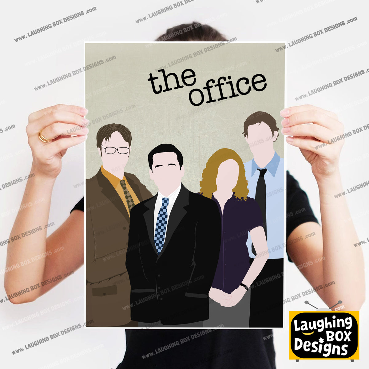 THE OFFICE (US) Comedy Characters Minimalist Print