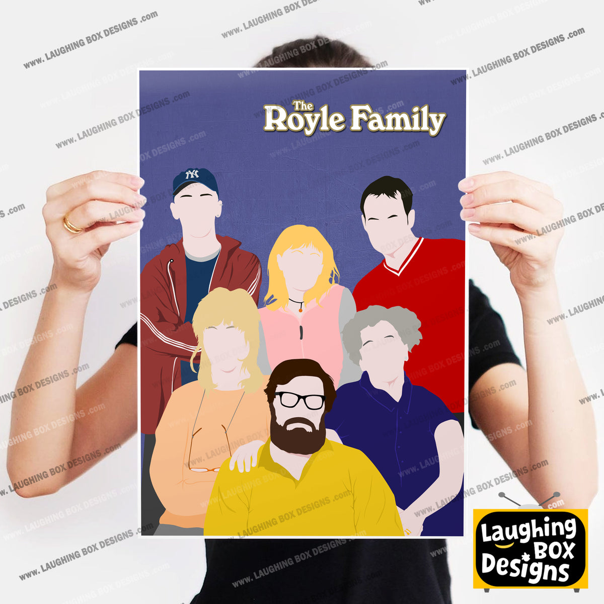 THE ROYLE FAMILY Comedy Characters Minimalist Print