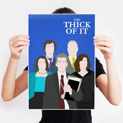 THE THICK OF IT Comedy Characters Minimalist Print