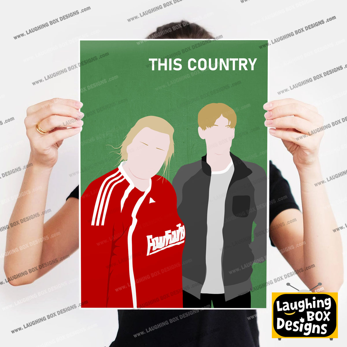 THIS COUNTRY Comedy Characters Minimalist Print