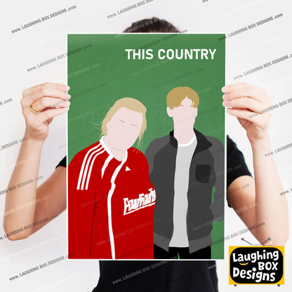 THIS COUNTRY Comedy Characters Minimalist Print
