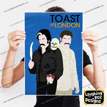 TOAST OF LONDON Comedy Characters Minimalist Print