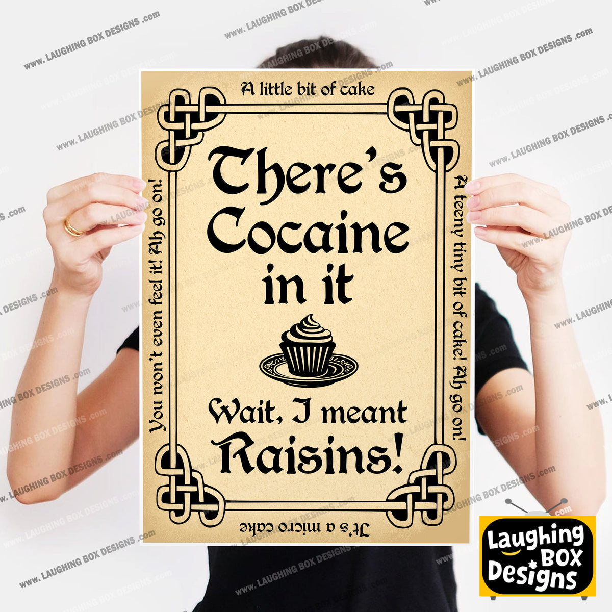There's Cocaine in it ...wait, I Mean Raisins. Father Ted Print