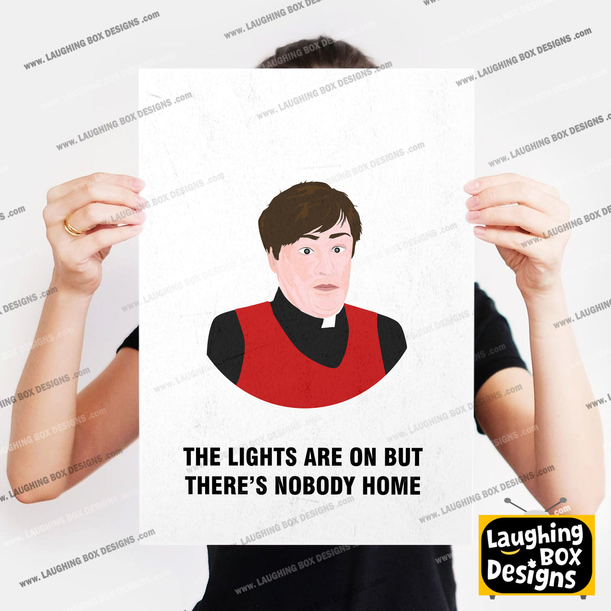 Father Dougal / Lights Are On But There's Nobody Home, Father Ted Print