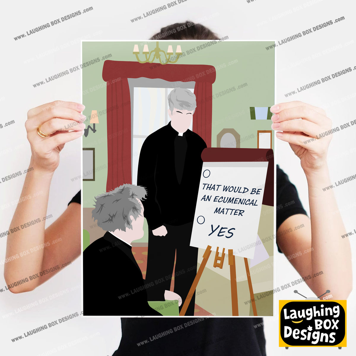 That Would Be An Ecumenical Matter / Full scene, Father Ted Print