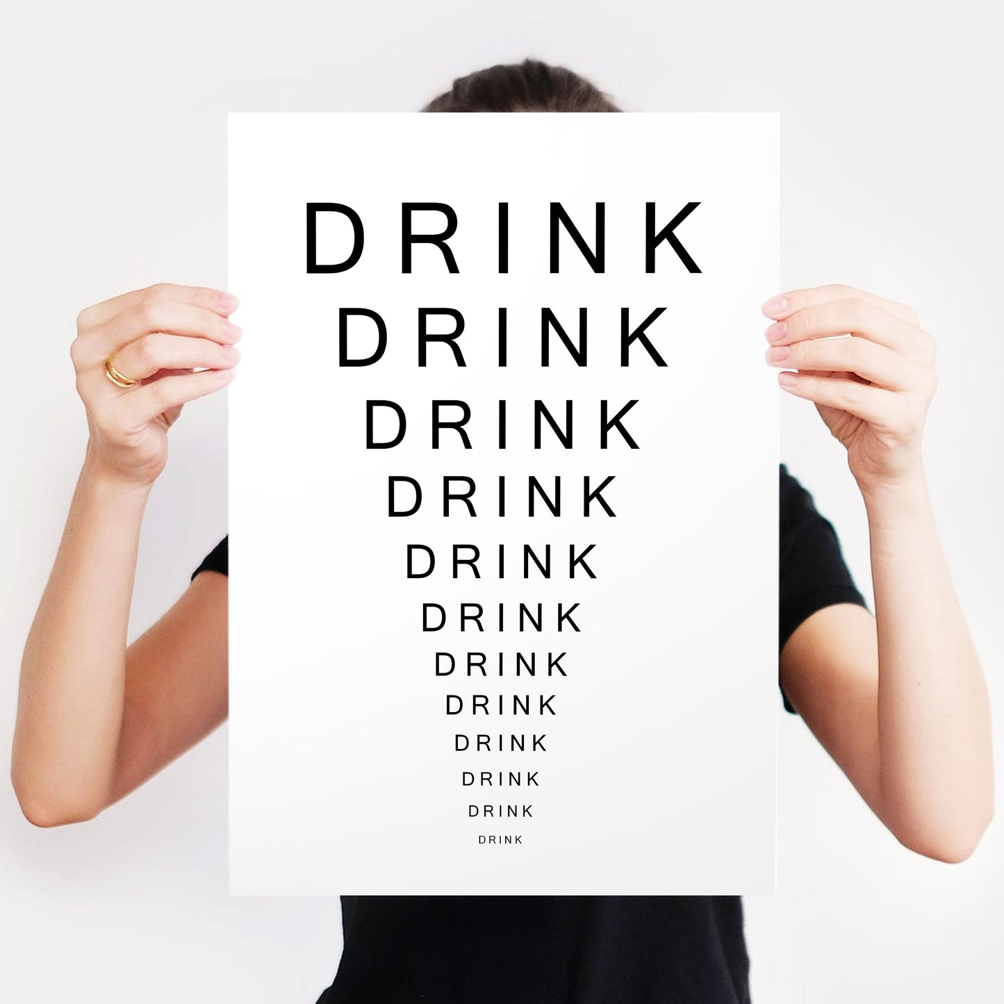 Drink Eye Chart / Father Jack Opticians, Father Ted Print