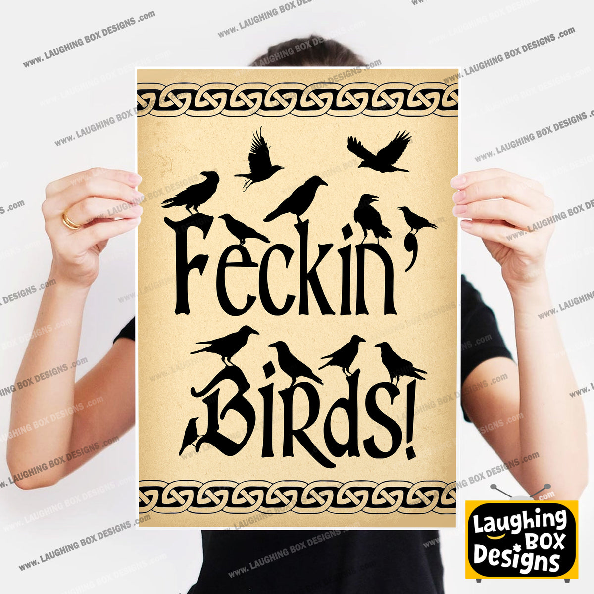 Feckin' Birds / Father Jack Quote, Father Ted Print