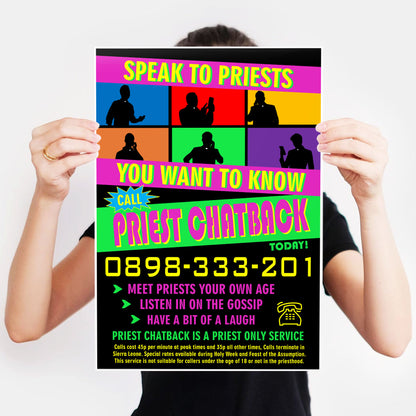Priest Chatback / Father Ted Poster, Father Ted Print