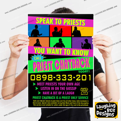 Priest Chatback / Father Ted Poster, Father Ted Print