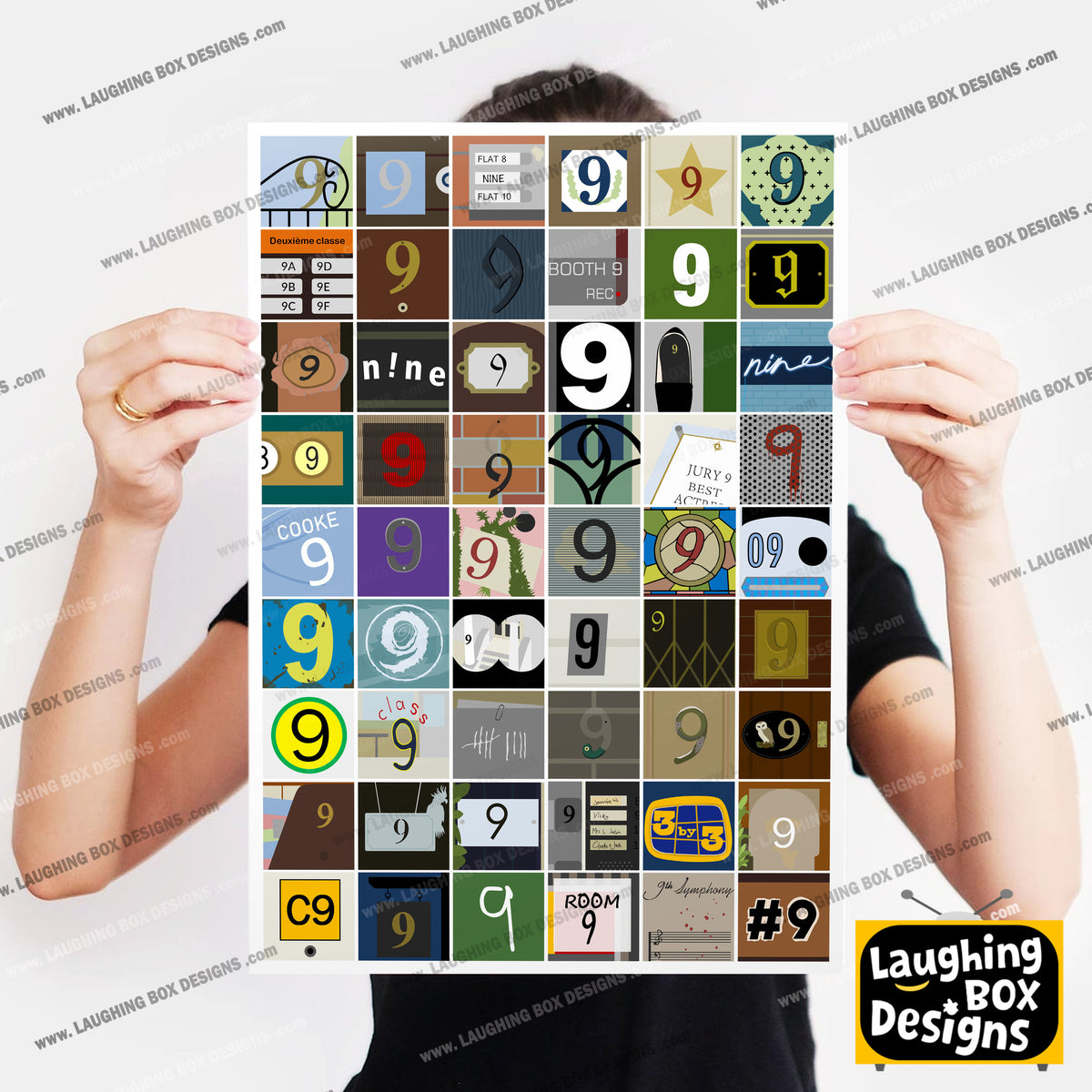 ALL THE NINE'S, Inside Number Nine Print