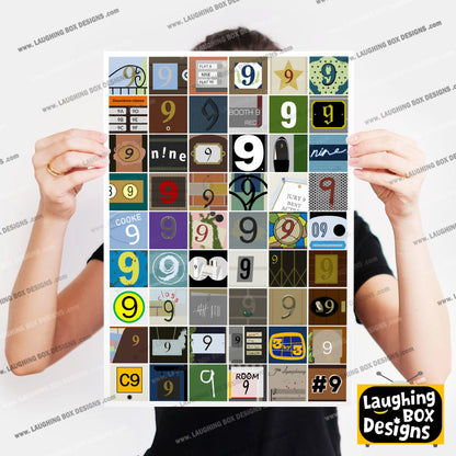 ALL THE NINE'S, Inside Number Nine Print