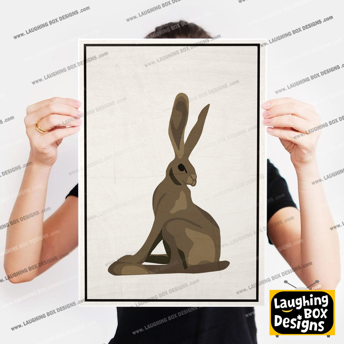 HARE STATUE, Inside Number Nine Print