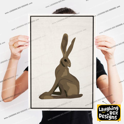 HARE STATUE, Inside Number Nine Print