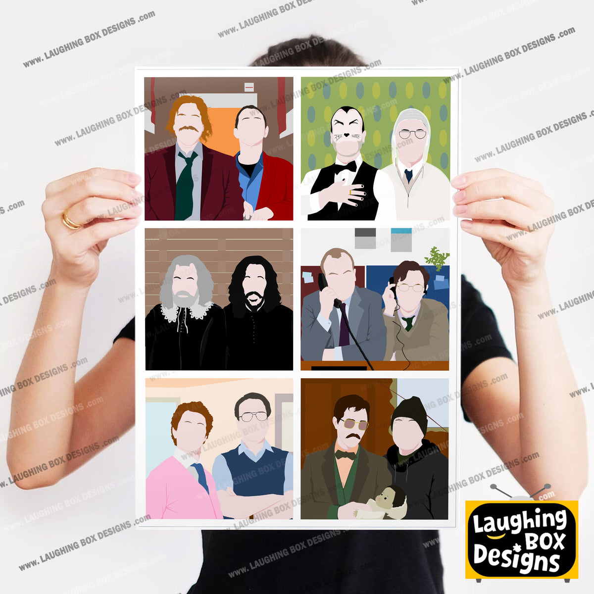 SERIES TWO CHARACTERS, Inside Number Nine Print